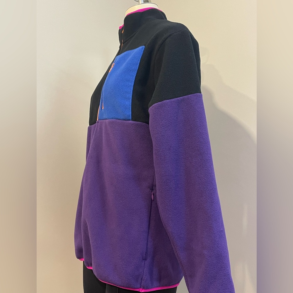 Linus Tech Tips Retro Polar color block zip fleece size small throwback - Picture 3 of 11